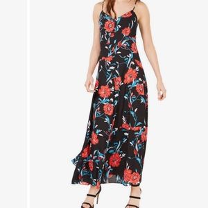 Bar iii floral maxi dress